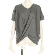 フロントクロスデザインカットソー