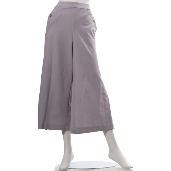 サイドボタンデザインワイドパンツ