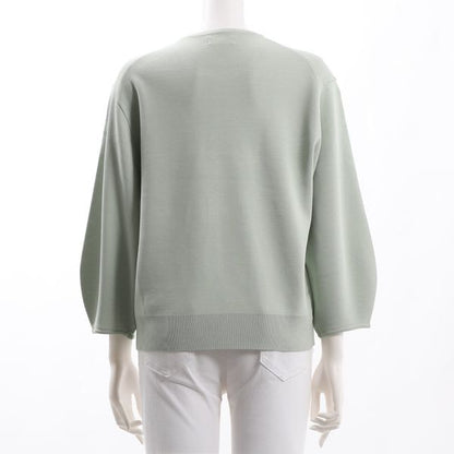 ふんわり袖ニット