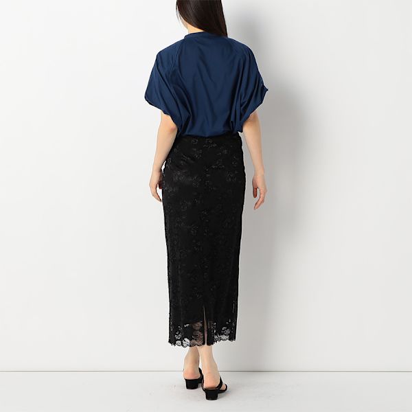 アシンメトリー裾シャツ