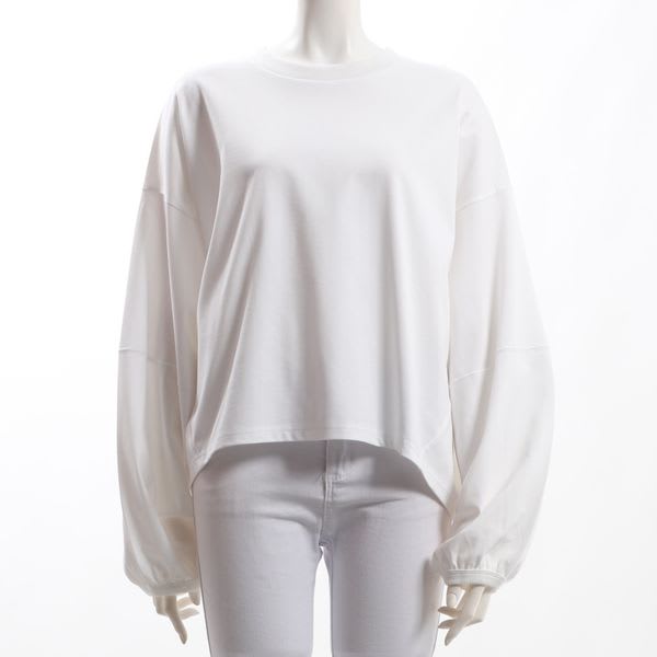 ボリュームスリーブバックテールカットソー