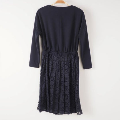 レース切り替えデザインワンピース