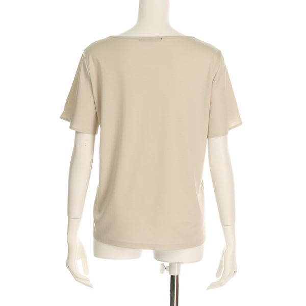 ストライプ柄切り替えカットソー