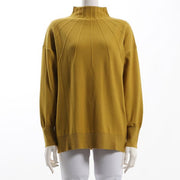 首元網目ニット