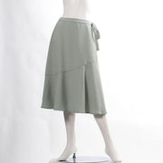 ヴィンテージリネンライク切り替えスカート