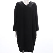 ツイードコクーンシルエットVネックワンピース