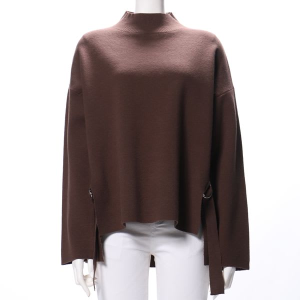 サイドスリットデザインニット