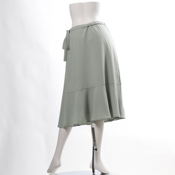 ヴィンテージリネンライク切り替えスカート