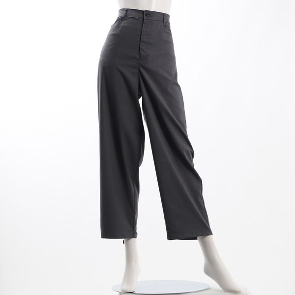 バックゴムストレートパンツ