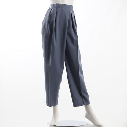 フロントタック入りペッグトップパンツ