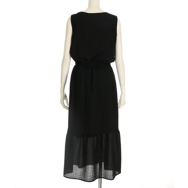 ドビーストライプウエストリボンワンピース