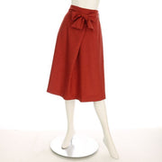 アシンメトリータック付きリボンスカート