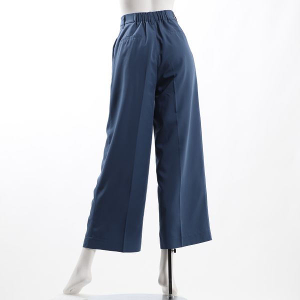 バックゴム入りワイドパンツ