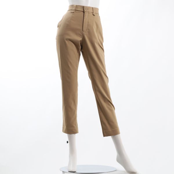 バックウエストゴムテーパードパンツ