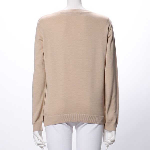 ラウンドネックニット