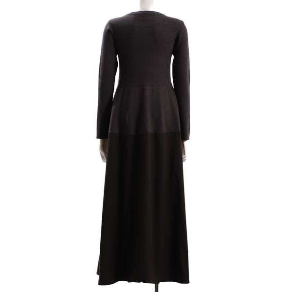 異素材切り替えワンピース