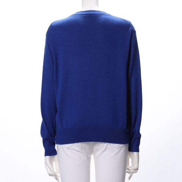 ケーブル模様ラウンドネックニット