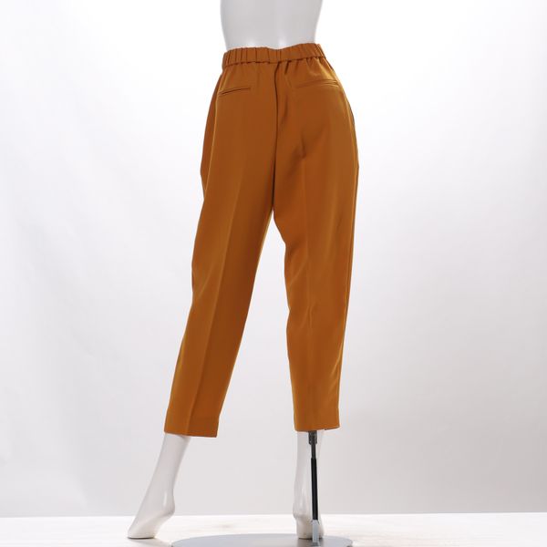 バックゴムタック入りテーパードパンツ