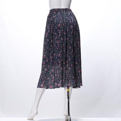 マジョリカプリーツ花柄スカート