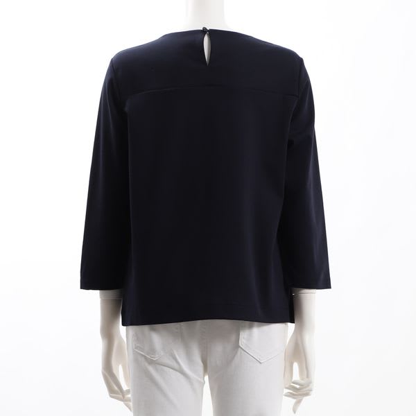 フロントタックデザインVネックカットソー