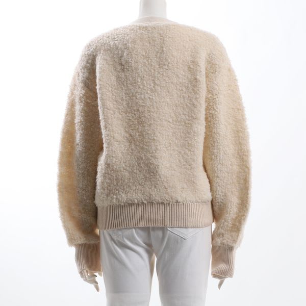 ボア素材カーディガン