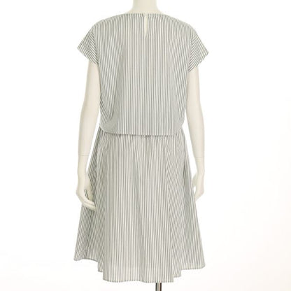 ストライプ柄セットアップ風ワンピース