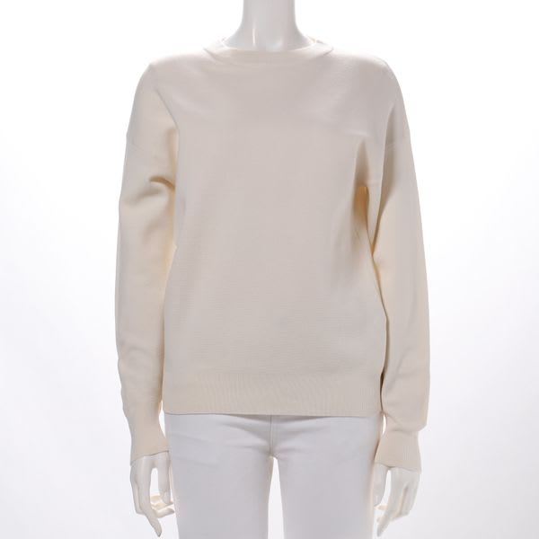 ミラノリブクルーネックニット