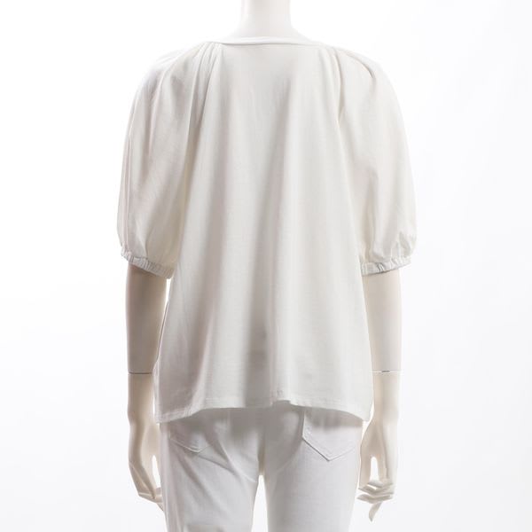 ギャザースリーブカットソー