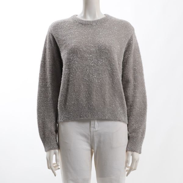 ラメ糸混ニット