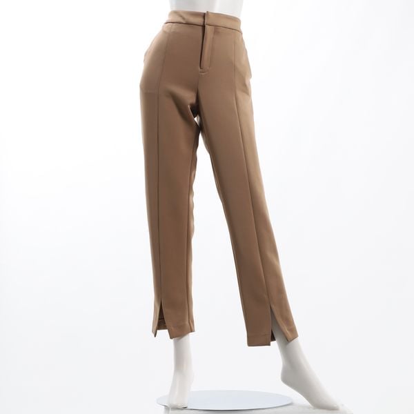 センタースリットテーパードパンツ