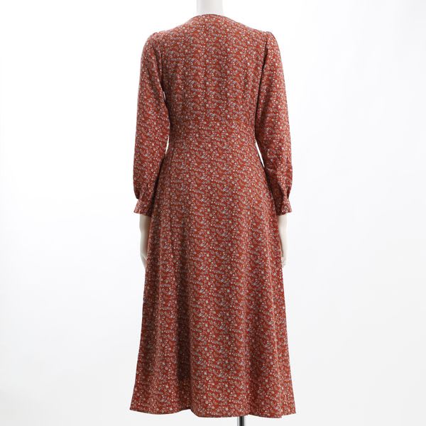 小花柄2WAYロングワンピース