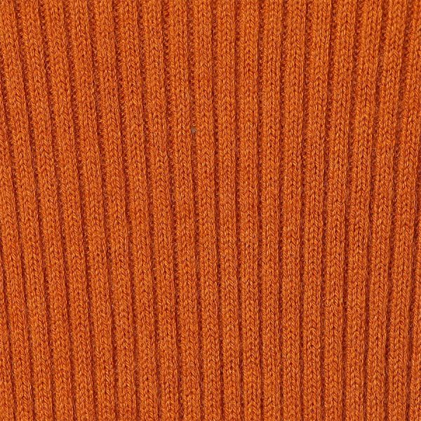 ハイネックリブニット