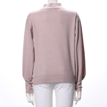 ボリュームスリーブハイネックニット