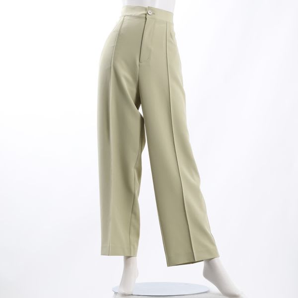 センターシームストレートパンツ