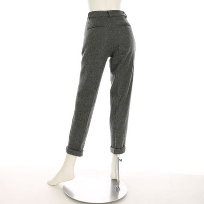 裾ダブルウールパンツ