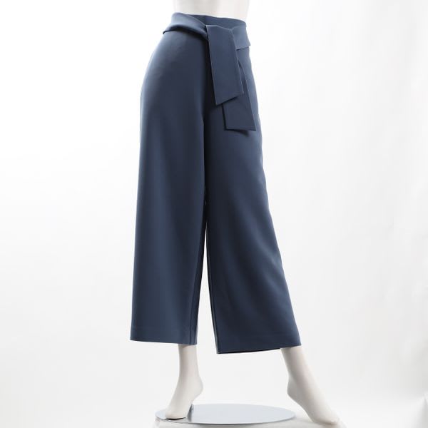 太ベルトワイドパンツ