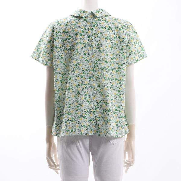 花柄2WAYブラウス