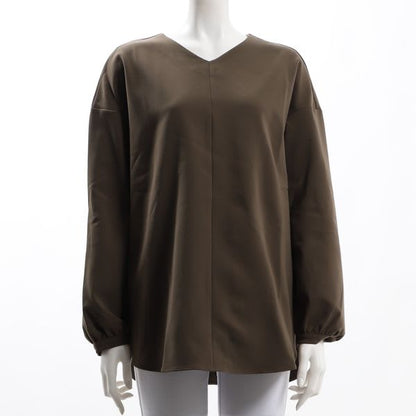 ドロップショルダーVネックブラウス
