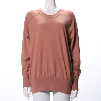 ラグランスリーブクルーネックニット