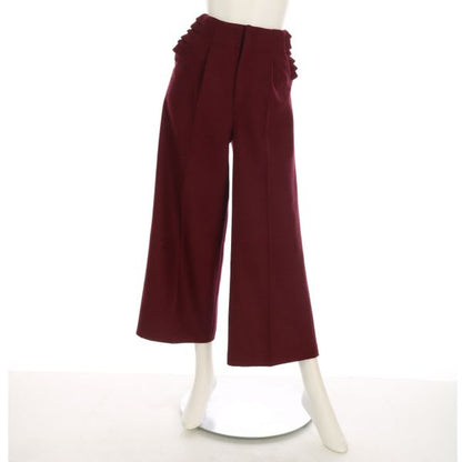 脇フリルワイドパンツ