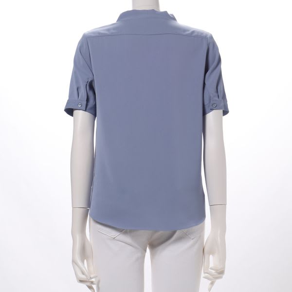 Vラインタックブラウス