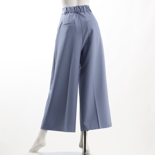 バックゴムタック入りワイドパンツ