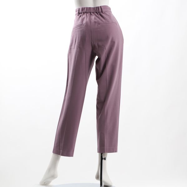 カシミヤタッチ両面起毛テーパードパンツ