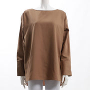 ボートネックブラウス