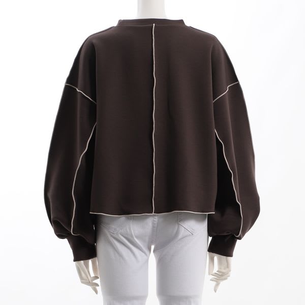 バイカラーラインカットソー