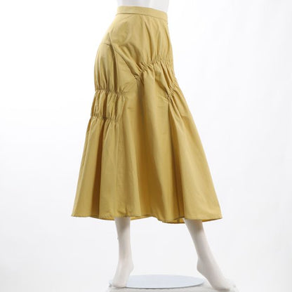 ランダムギャザーフレアスカート