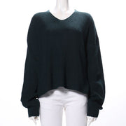 ミドルゲージVネックニット