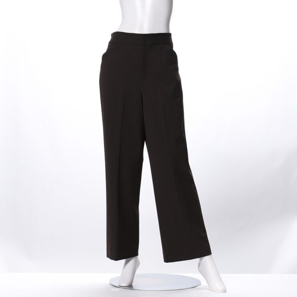 クラシックストライプストレートパンツ