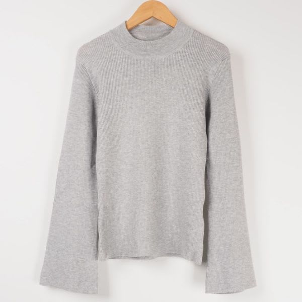 ベルスリーブリブニット