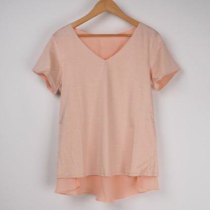 リバーシブルシフォンカットソー